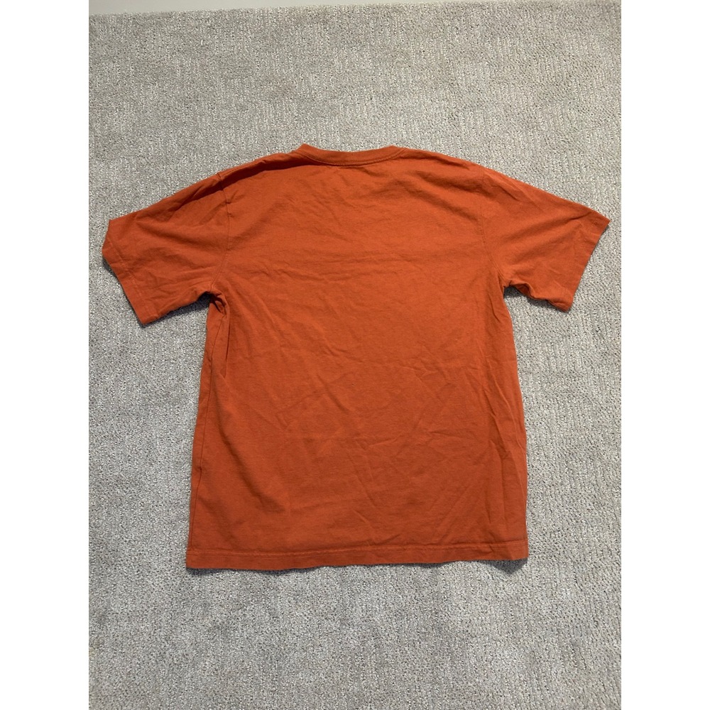Carhartt Relaxed Fit‎ embroidered Logo T-Shirt Casual Workwear Orange Large - Picture 3 of 3